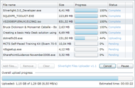 Silverlight Files Uploader screenshot